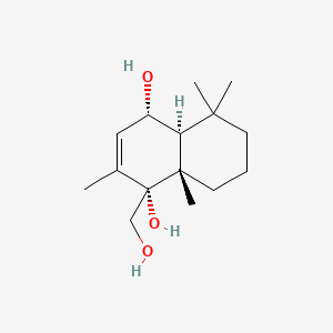 Chemical structure of Albrassitriol