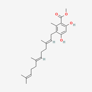 Chemical structure of Albatrelin A