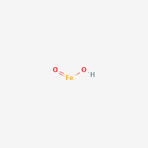 Chemical structure of Goethite