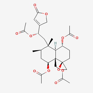 Chemical structure of Ajugapantin A