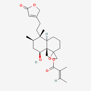 Chemical structure of Ajugamarin L2