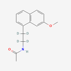 Chemical structure of Agomelatine-d4