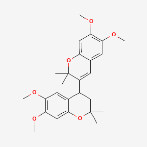 Chemical structure of Ageratochromene dimer