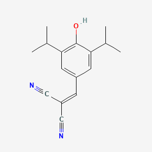 Chemical structure of AG1406
