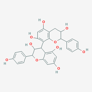 Chemical structure of Afzelechin-(4α→8)-epiafzelechin