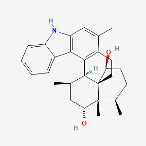 Chemical structure of Aflavazole