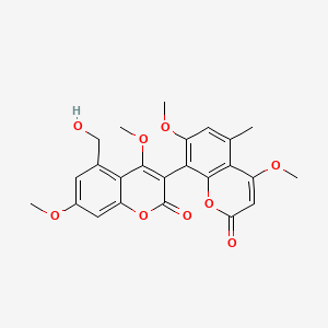 Chemical structure of Aflavarin