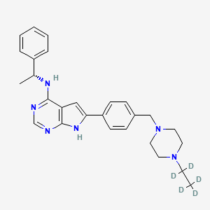 Chemical structure of AEE 788-d5
