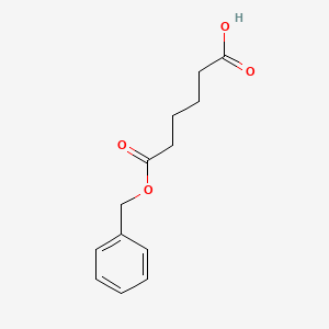 Chemical structure of ADIPIC ACID MONOBENZYL ESTER