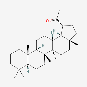 Chemical structure of Adiantulupanone
