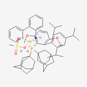 Chemical structure of AdBrettPhos Pd G3
