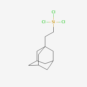 Chemical structure of ADAMANTYLETHYLTRICHLOROSILANE