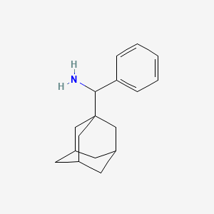 Chemical structure of Adamantan-1-yl(phenyl)methanamine