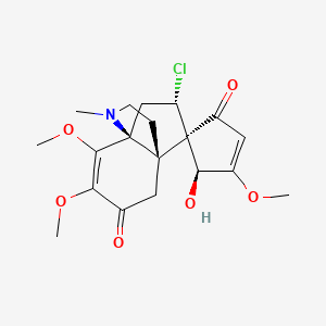 Chemical structure of Acutumine
