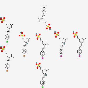 Chemical structure of Acrylo POSS Cage Mixture