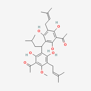 Chemical structure of Acrovestone