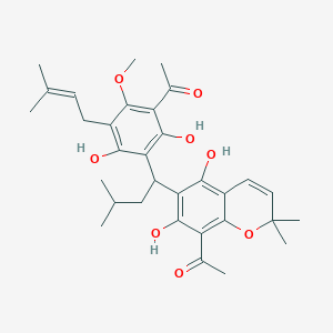 Chemical structure of Acropyrone