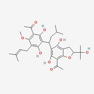 Chemical structure of Acrofolione B
