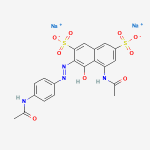 Chemical structure of Acid Violet 7