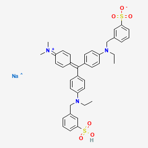 Chemical structure of Acid Violet 49