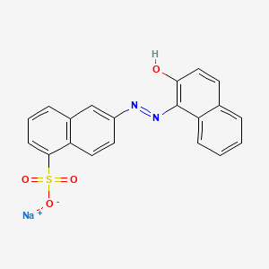Chemical structure of Acid Red 9