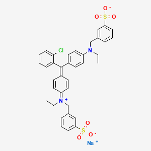 Chemical structure of Acid Green 9