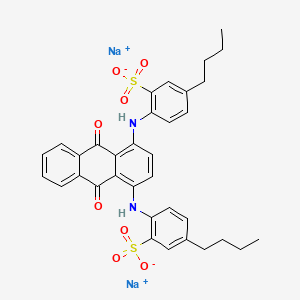 Chemical structure of Acid Green 27