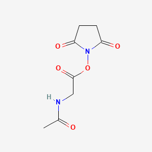 Chemical structure of Ac-Gly-Osu