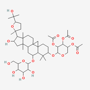 Chemical structure of Acetytastragaloside
