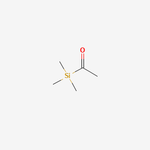 Chemical structure of Acetyltrimethylsilane