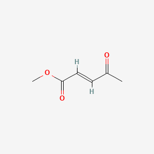 Chemical structure of Methyl (E)-4-oxopent-2-enoate