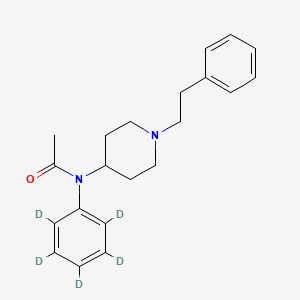 Chemical structure of Acetyl Fentanyl-d5