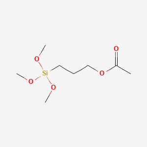 Chemical structure of ACETOXYPROPYLTRIMETHOXYSILANE