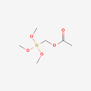Chemical structure of ACETOXYMETHYLTRIMETHOXYSILANE