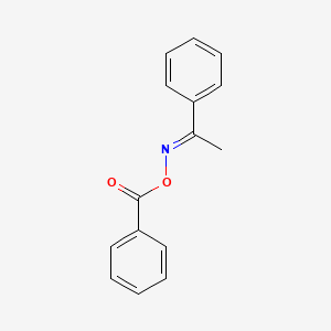 Chemical structure of Acetophenone O-Benzoyloxime