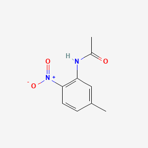 Chemical structure of n-(5-Methyl-2-nitrophenyl)acetamide