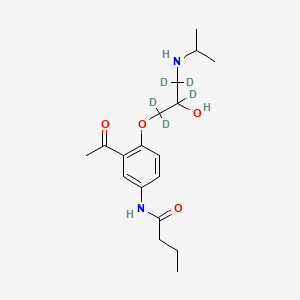 Chemical structure of Acebutolol-d5