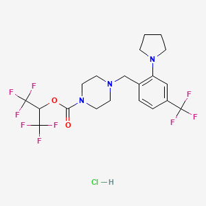 Chemical structure of ABX-1431 hydrochloride