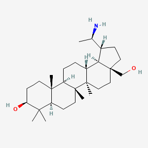 Chemical structure of Abietic Acid Diamylamine