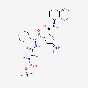 Chemical structure of A 410099·1, amine-Boc