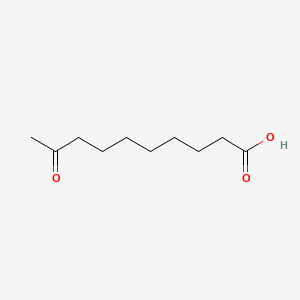 Chemical structure of 9-Oxodecanoic acid