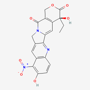 Chemical structure of 9-Hydroxy-10-nitrocamptothecin