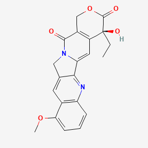 Chemical structure of 9-Methoxycamptothecin