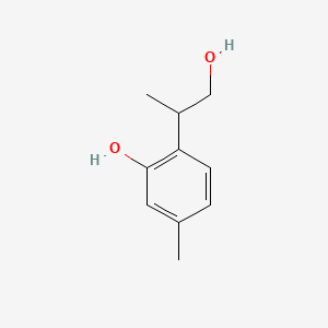 Chemical structure of 9-Hydroxythymol
