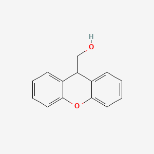 Chemical structure of 9H-Xanthene-9-methanol