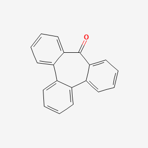 Chemical structure of 9H-Tribenzo[a,c,e][7]annulen-9-one