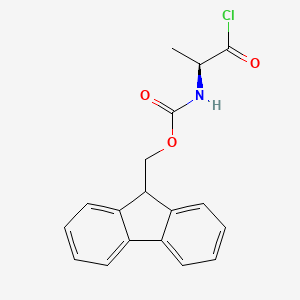 Chemical structure of Fmoc-Ala-Cl