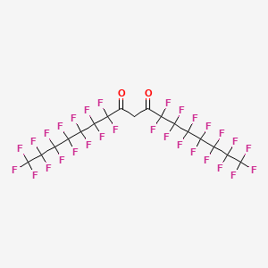 Chemical structure of 9H,9H-Triacontafluoro-8,10-heptadecanedione