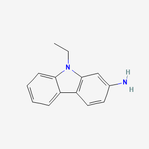 Chemical structure of 9-Ethyl-9H-carbazol-2-amine