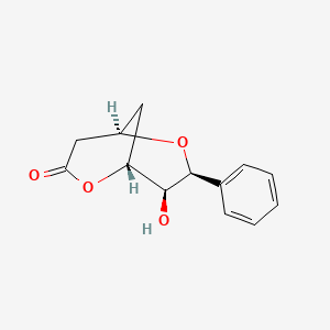 Chemical structure of 9-Deoxygoniopypyrone